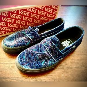 Vans Style 53 Velvet Paisley New In Box W 9.5 M 8.0